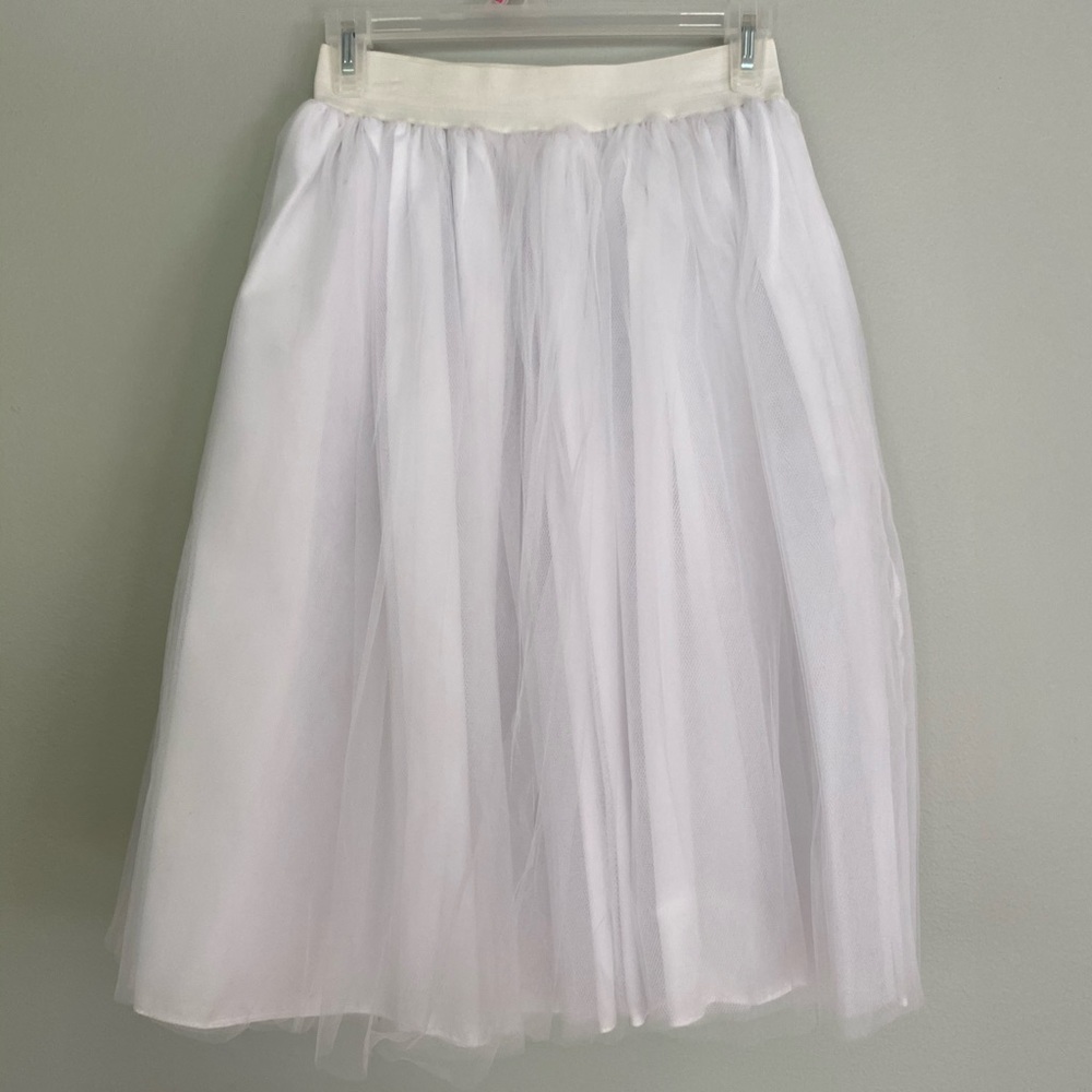 White/Off-white Tulle Skirt